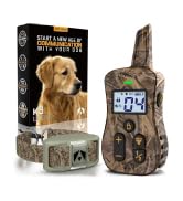 INVIROX Dog Shock Collar [Ultra K9] 124 Training Levels, 4 Powerful Modes with Night-Light and ¾ ...