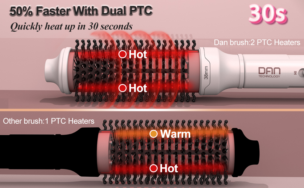 curling brush,heated round brush,curling brush
