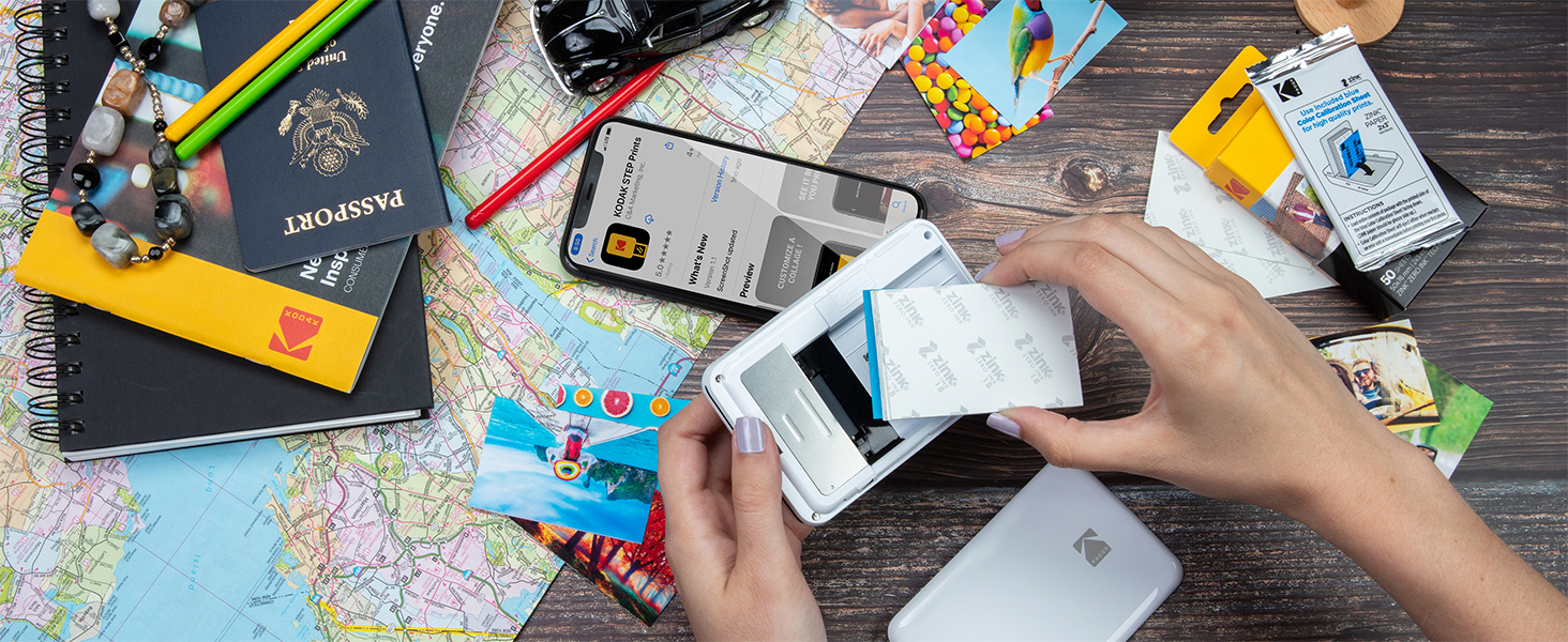 kodak step printer zink paper