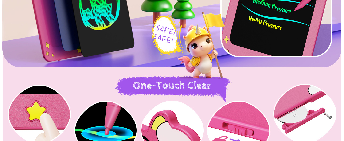 LCD Writing Tablet for kids Doodle Board drawing pad