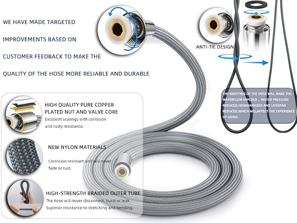 shower head with hose