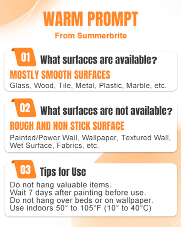Summerbrite picture hanging strips for use tips
