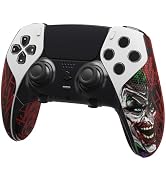 PlayVital Anti-Skid Sweat-Absorbent Controller Grip for ps5 Edge Wireless Controller, Soft PU Han...