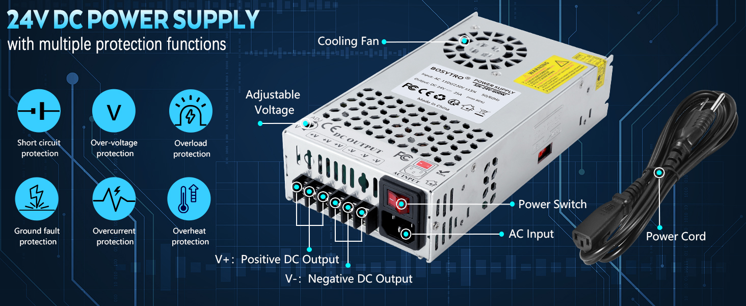 switching power supply 24v 