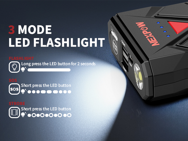 portable battery jump starter for car