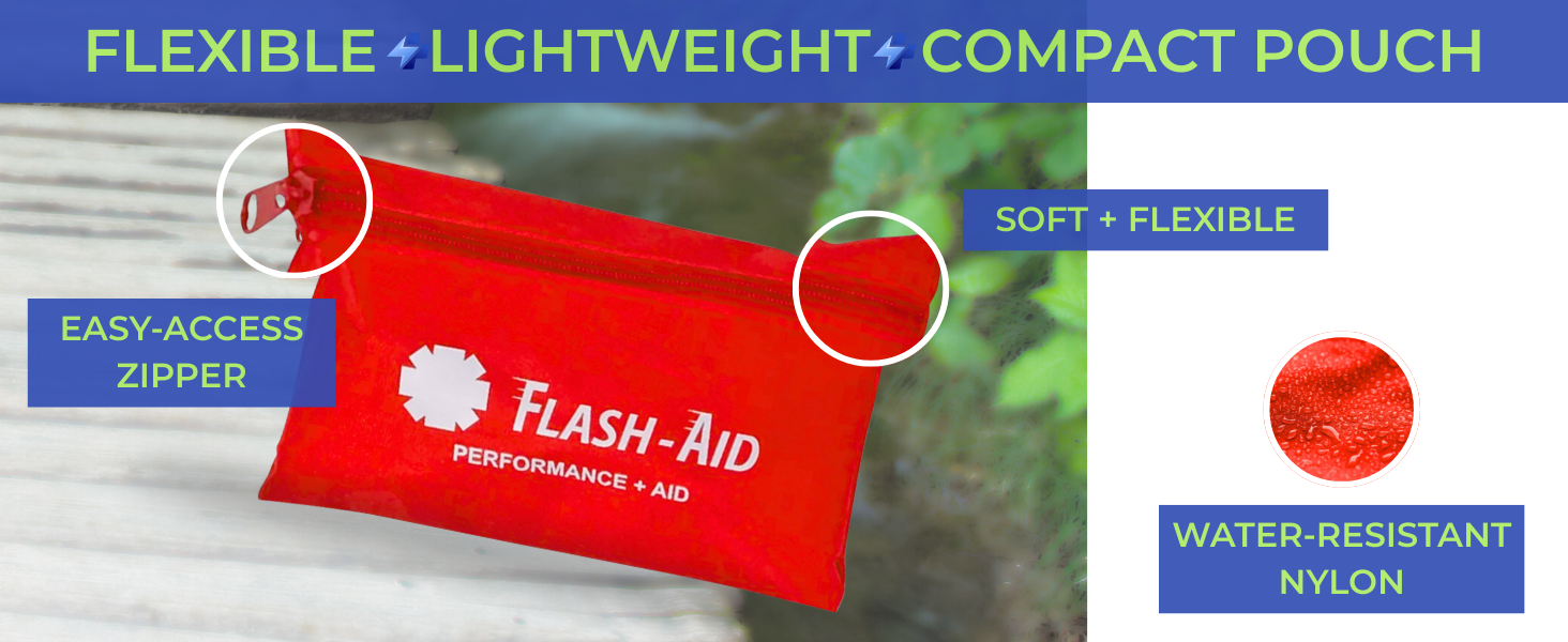 On The Go Kit - Easy to Access Zipper and Water Resistant