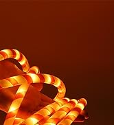 Xmas Candy Cane Rope Lights