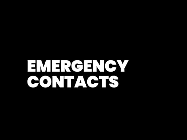 Emergency Contacts Screen