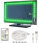 Waterproof RGBW Led Strip Lights 13ft,Bright SMD 5050 TV Led Backlight,65536 DIY Colors Led Light...