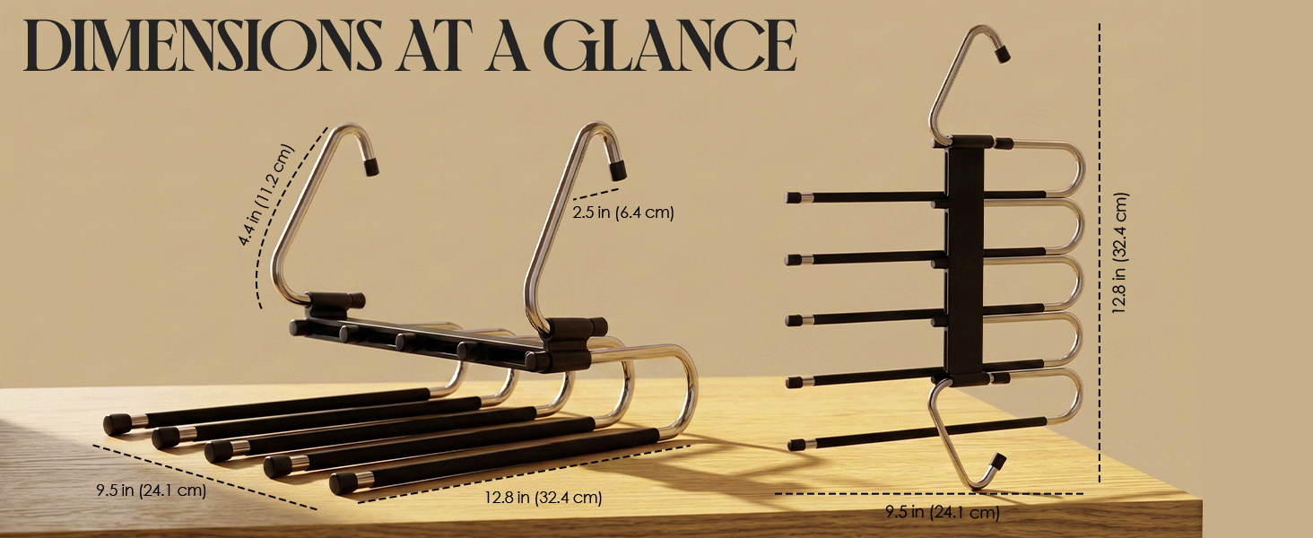 Measurements of Pants Hanger