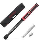 SUERCUP 1/2-inch Drive Digital Torque Wrench(2.2-147.5Ft.Lb/3-200N.m), ±1% Accuracy Digital Torqu...