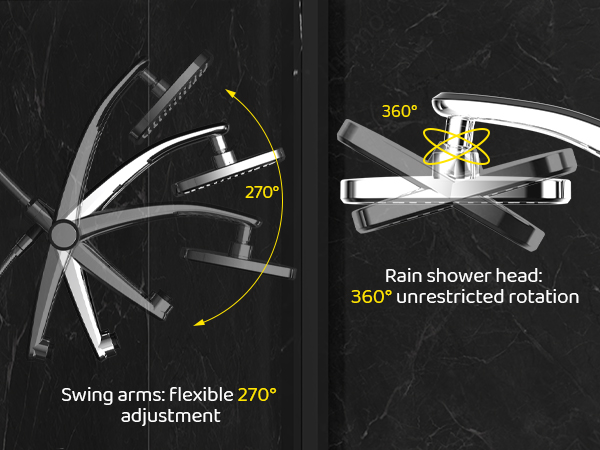 About razime shower head magnetic shower set-sliver