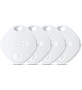 ATUVOS Keys Finder 4 Pack, Smart Bluetooth Tracker Pairs with Apple Find My (iOS Only), Key Locat...
