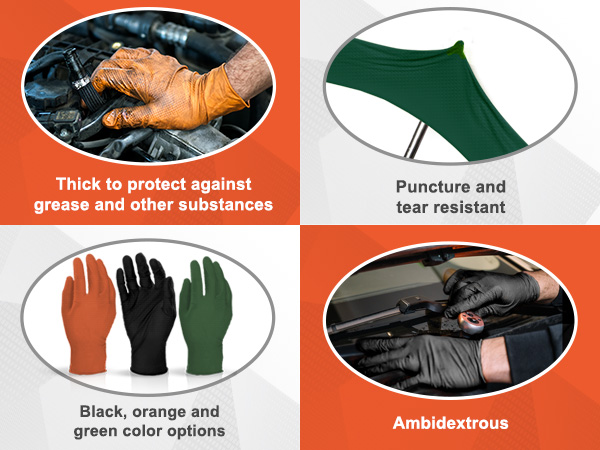 chemical case safegrip yellow glovework