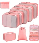 Easortm Packing Cubes, luggage organizer bags Packing Organizers Lightweight Packing Organizers f...