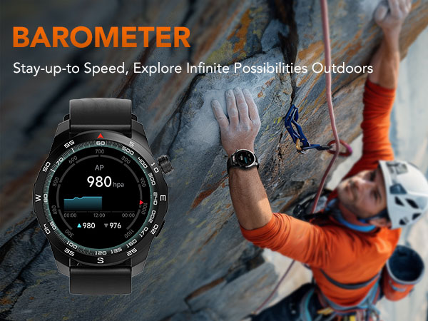 smart watch with barometer