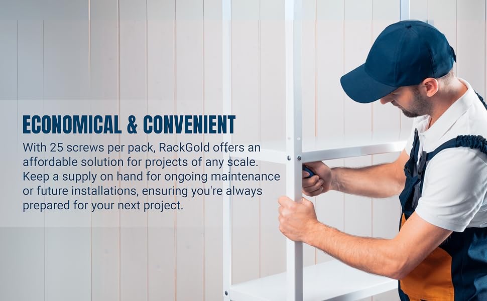 RackGold zinc screws high-strength durable corrosion steel precision Phillips truss professional