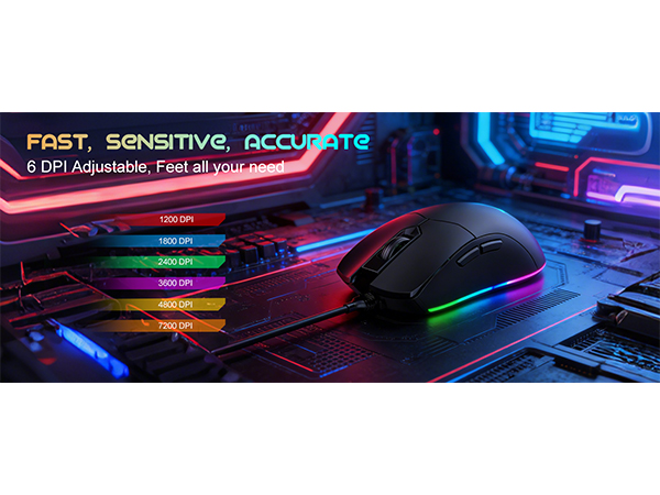 Wired Gaming Keyboard and Mouse