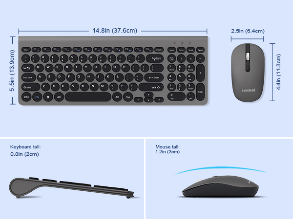 ultra thin wireless keyboard and mouse