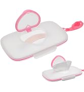 Wipes Dispenser for Travel, Portable Wipe Holder Wipes Container Refillable Diaper Wipe Case for ...