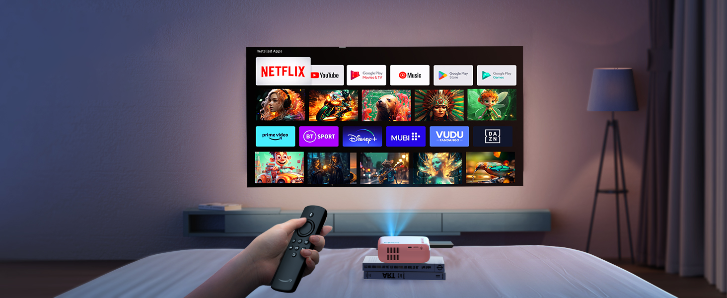 ksbaby mini Projector TV