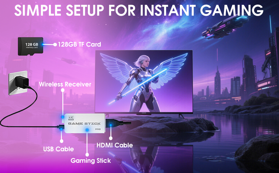 Wireless Retro Game Console