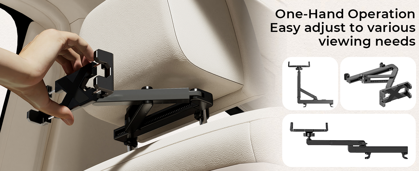 Car Headrest Ipad Holder 