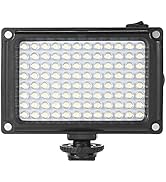 LED Panel Light, Camera Light, Andoer 96 LED Camera Light with 5500K / 3200K Filter CRI85+, Dimma...