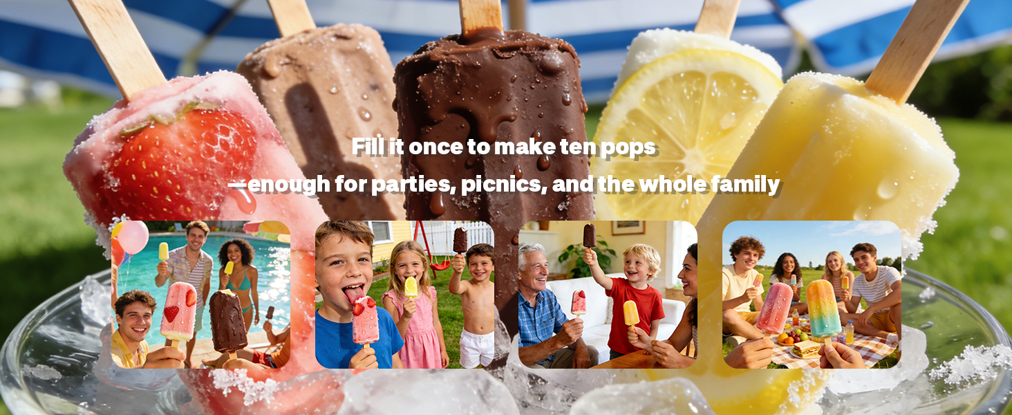 The high-volume design can make ice cream with different flavors, share them with your family.