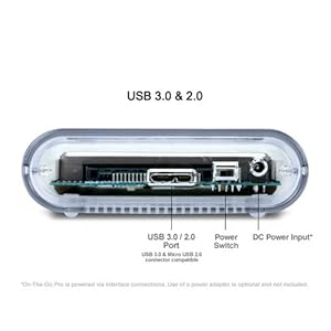 OWC 1.0TB Mercury On-The-Go Pro, USB 3.0/2.0 Storage Solution, 5400 RPM (OWCMSU35S1GB8)