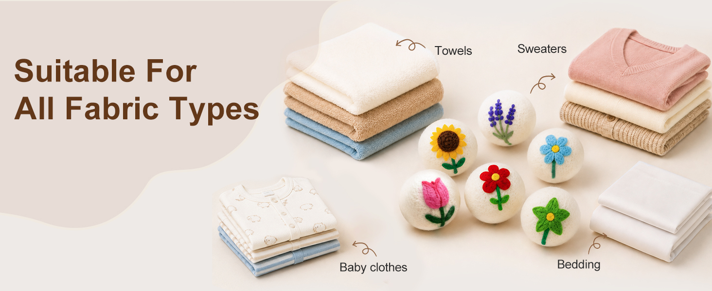 Wool Dryer Balls for Laundry