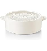 BUYDEEM A512 Ceramic Steam Rack for G32 Food Steamer, White