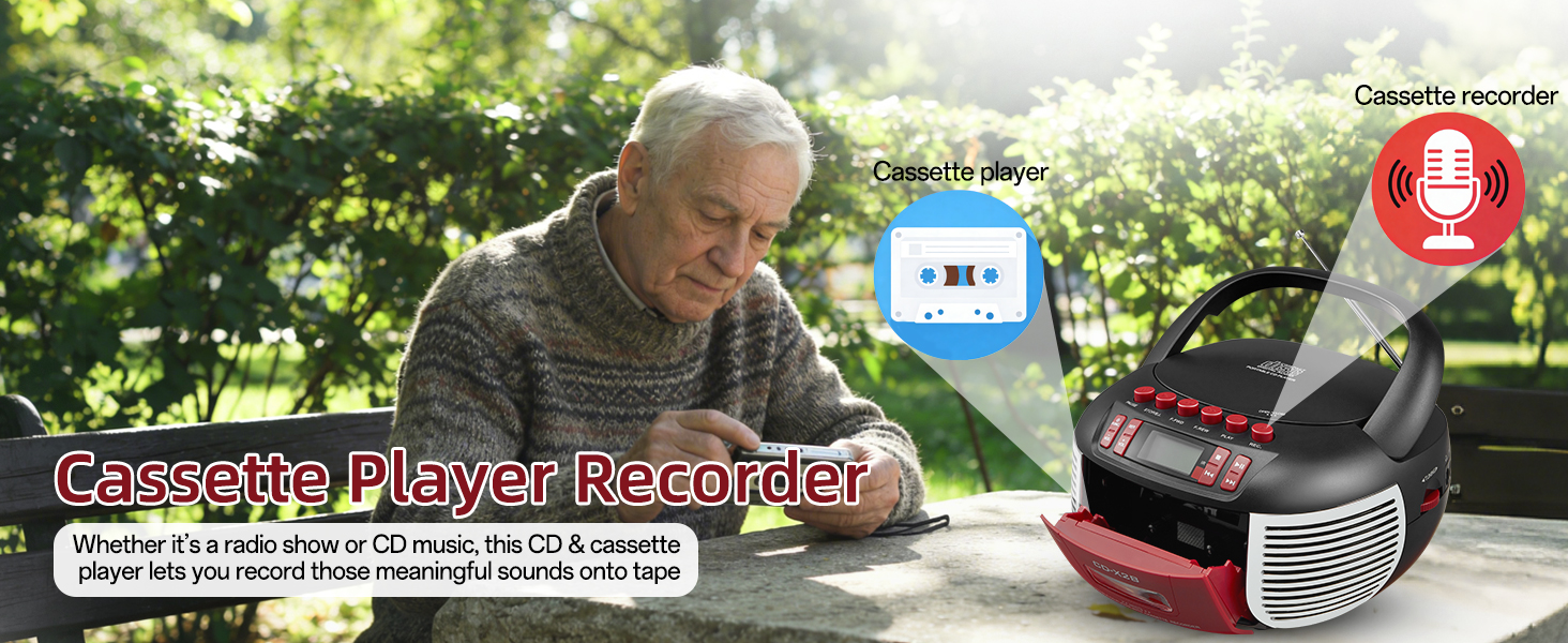 CD and Cassette Player