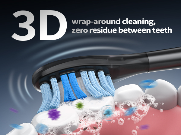 3D wrap-around cleaning