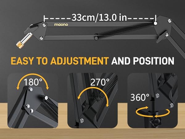 MAONO BA20 MIC BOOM ARM STAND