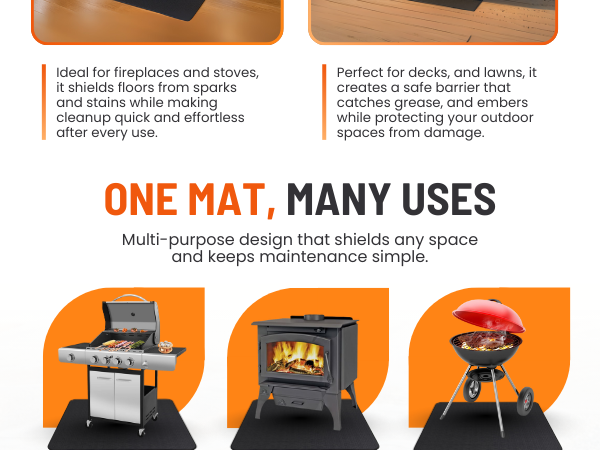 under grill mat