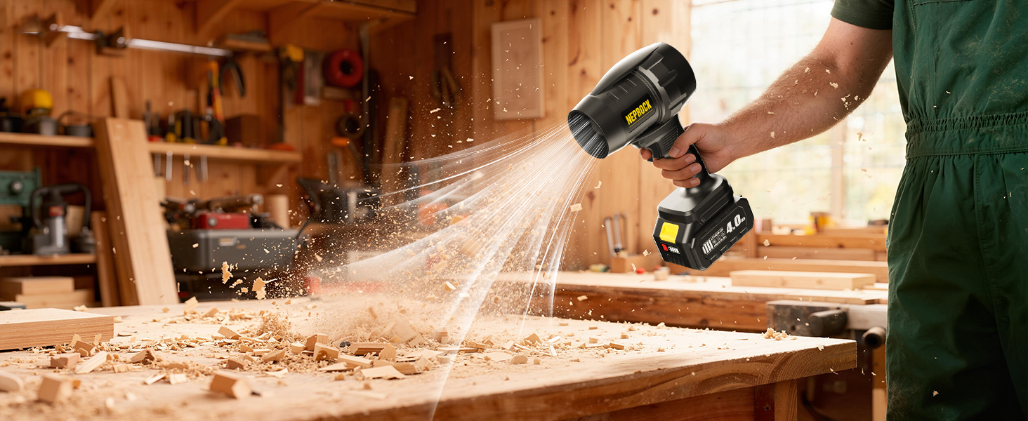 compact leaf blower cordless