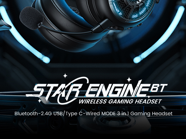 EKSA Wireless Gaming Headset for Xbox Series X|S, Xbox One, PS5, PC, PS4, Mac, Switch,