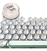 128 Pcs Keyboard Keys Gap Expander for Long Nails Typing and Gaming, ??Full Self-Adhesive Symboli...