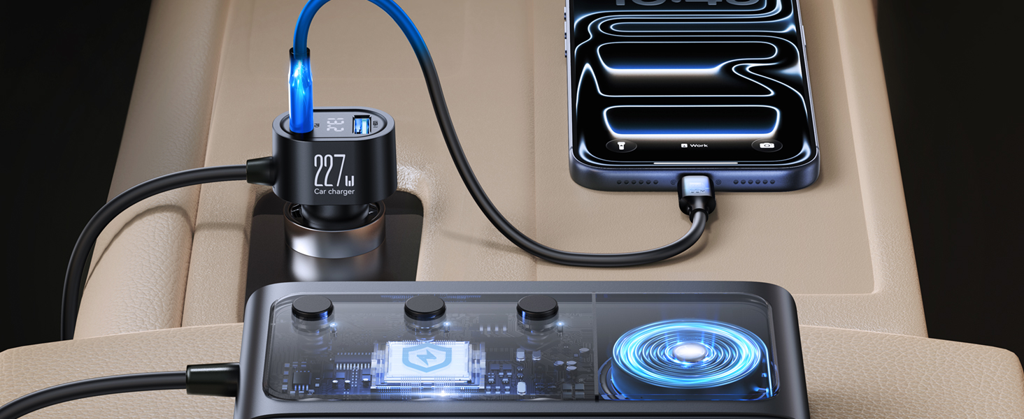 retractable car charger