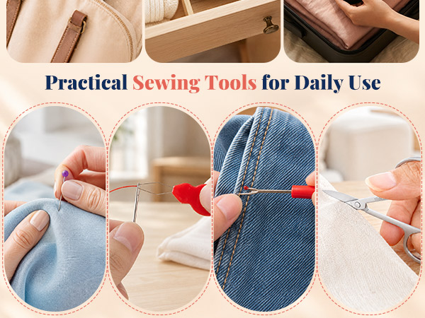 sewing needle and thread