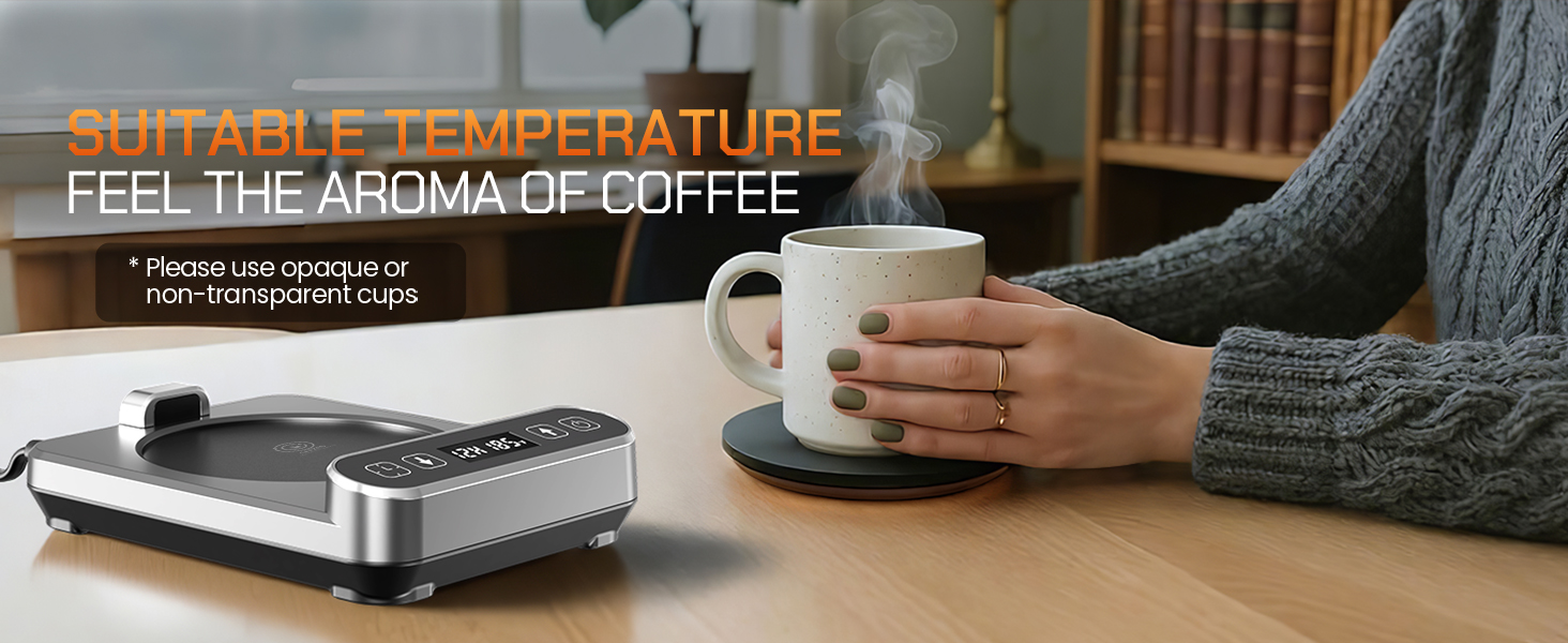 coffee cup warmer with auto off