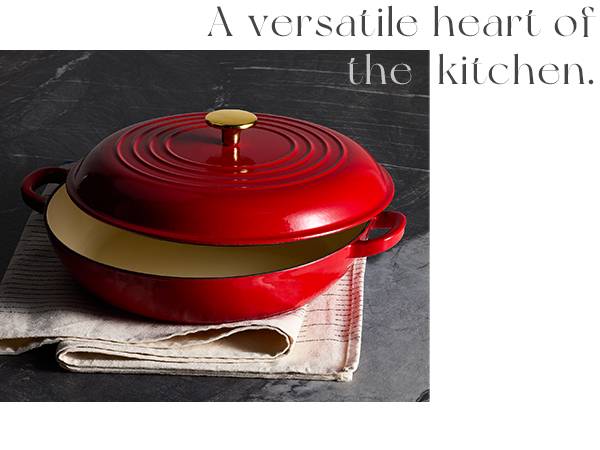 casseroledishwithliddutchovenpotwithlid3.5qtbraiserspandutchovenbreaddutchovenroundnonstickpot