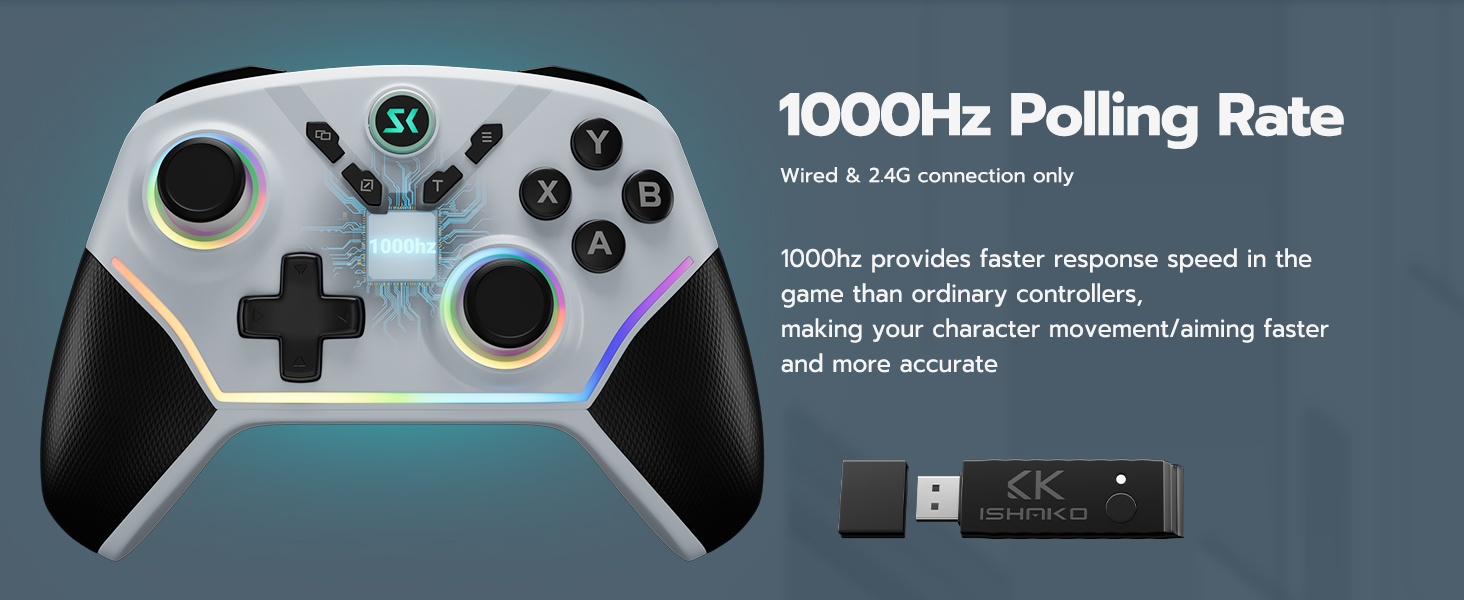 High-precision gaming controller