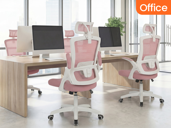 Comfortable Chair with Ergonomic Head and Neck Support Design
