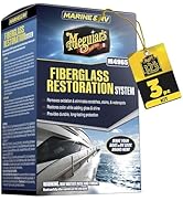 Meguiar's M4965 Marine/RV Fiberglass Restoration System, 3-Piece Marine Fiberglass Repair Kit Fea...