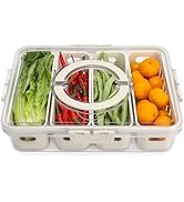 shopwithgreen Storage Containers for Fridge with Lid and Handle, Portable Food Box Container with...