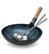 Yosukata carbon steel wok pan