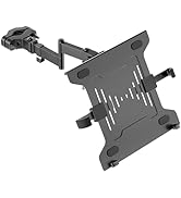 monTEK 2-in-1 Universal Laptop Pole Mount Tray for 10”- 15.6” Notebook or 17”-32” Monitor, Full M...
