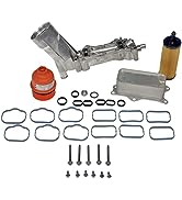 Dorman 926-959 Upgraded Aluminum Engine Oil Filter Housing with Oil Cooler and Filter Compatible ...